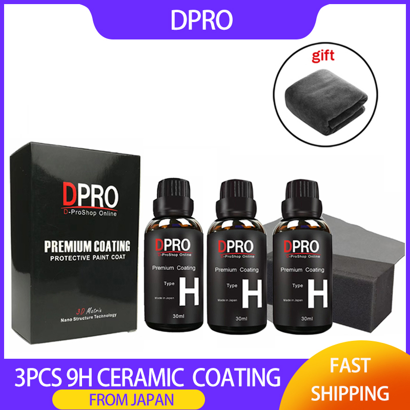Nano Liquid Coating - 3pcs 9H Liquid Glass Car Ceramic