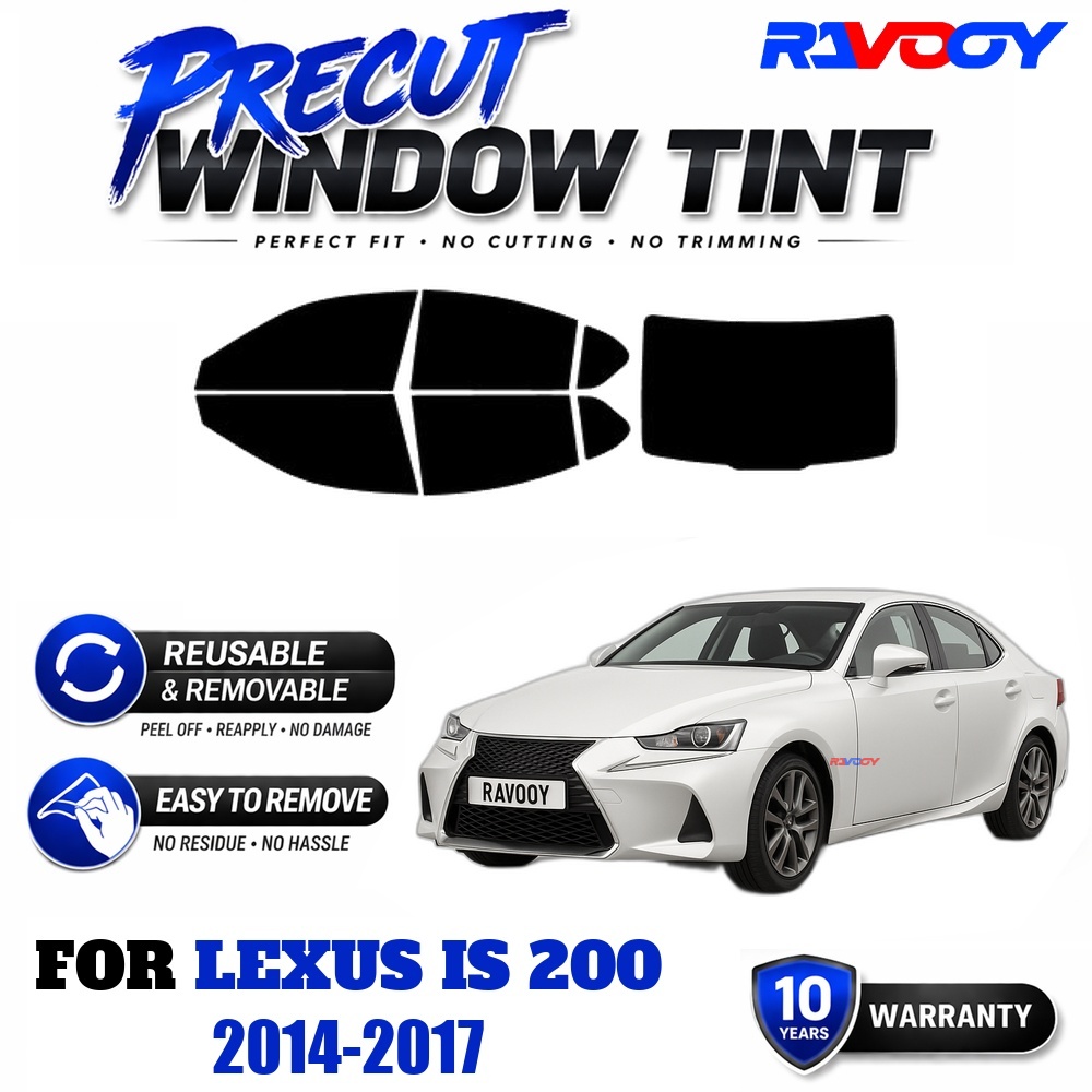 Air Bubble Remover - RAVOOY Precut Window Tint, Reusable Removable