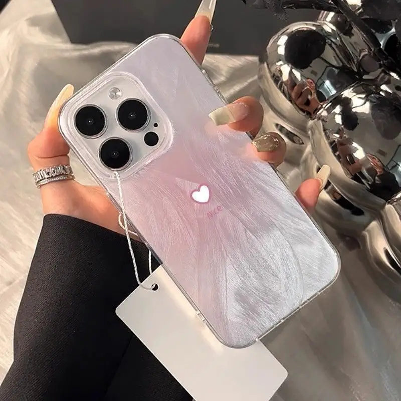 Samsung Galaxy S25 - Simple Gradient Pink Heart Cases For