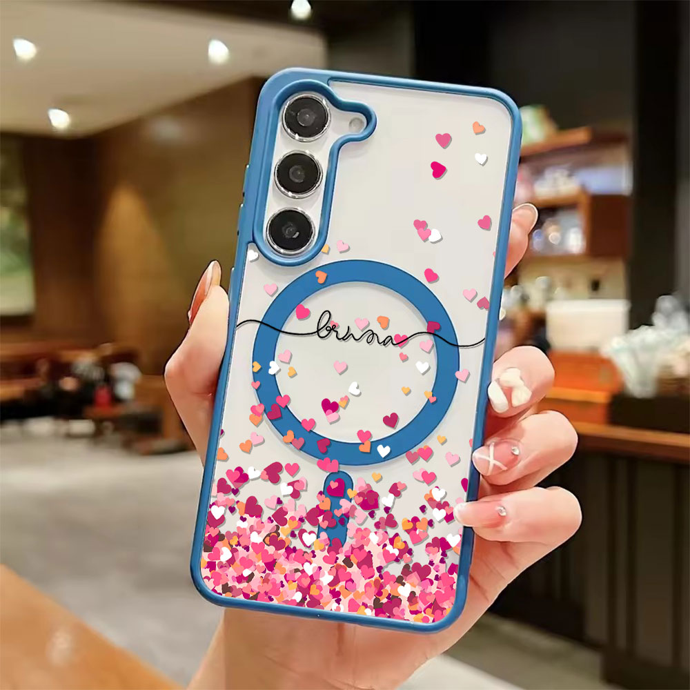 Pink Heart Print Phone Case Fo - Samsung Galaxy S24 ulasan dan harga