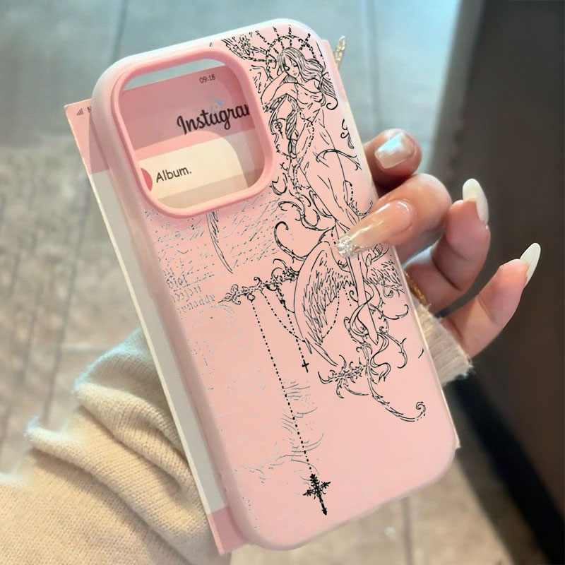 Gothic Style Angel Cross Line  - Samsung Galaxy S25 ulasan dan harga