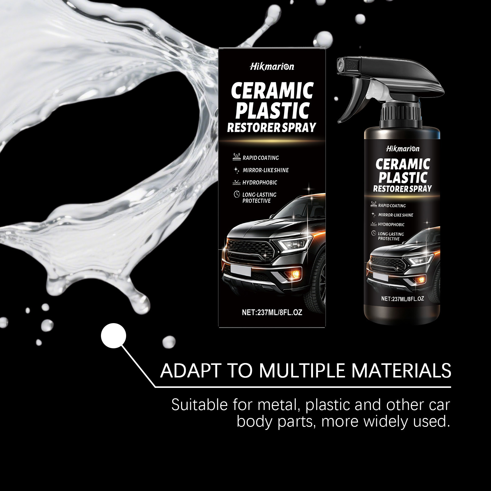 3 In 1 Car Ceramic Coating Spr - Nano Liquid Coating ulasan dan harga