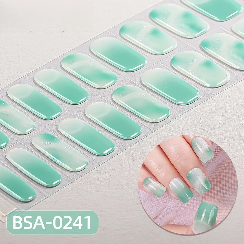 No UV Lamp Semi Cured Gel Nail - Full Cover Adhesive ulasan dan harga