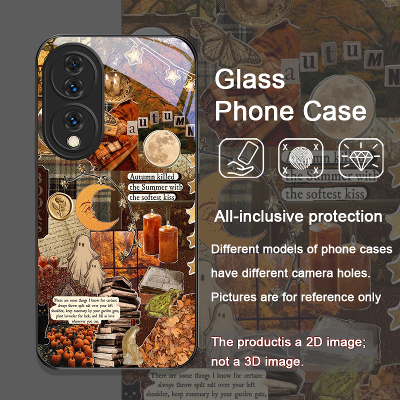 Retro Autumn Leaves Pumpkin Pl - Huawei Mate 60 ulasan dan harga