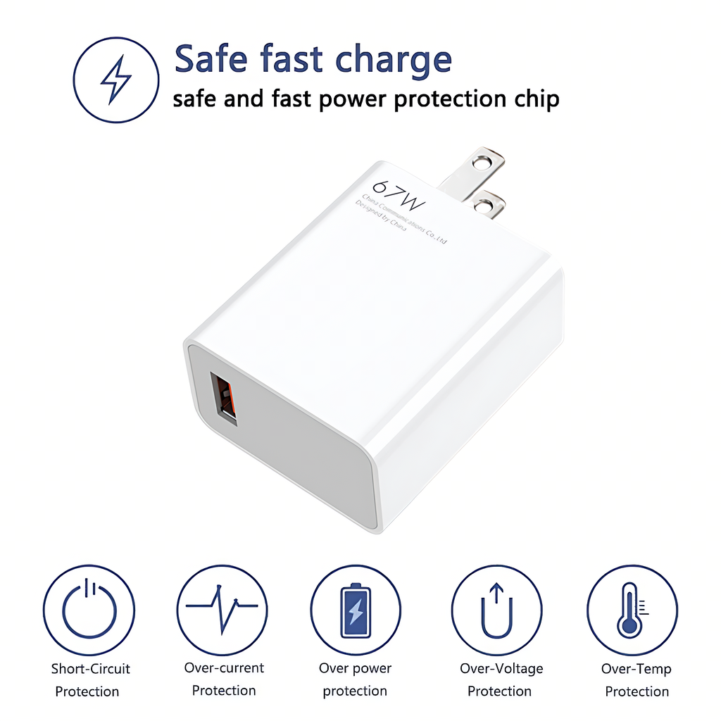 US 67W Ultra Fast Wall Charger - Xiaomi Redmi Note 13 ulasan dan harga